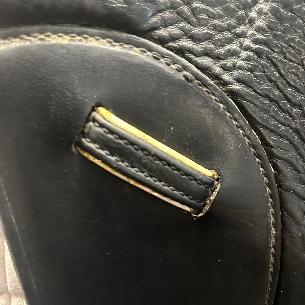 HOLD:  Used Hennig Sofa 17" Dressage Saddle