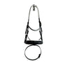 Comfort XS Patent Snaffle Bridle, White Padding with Swarovski Fade Rocks