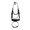 Comfort XS Patent Snaffle Bridle, White Padding with Thin Fade Browband