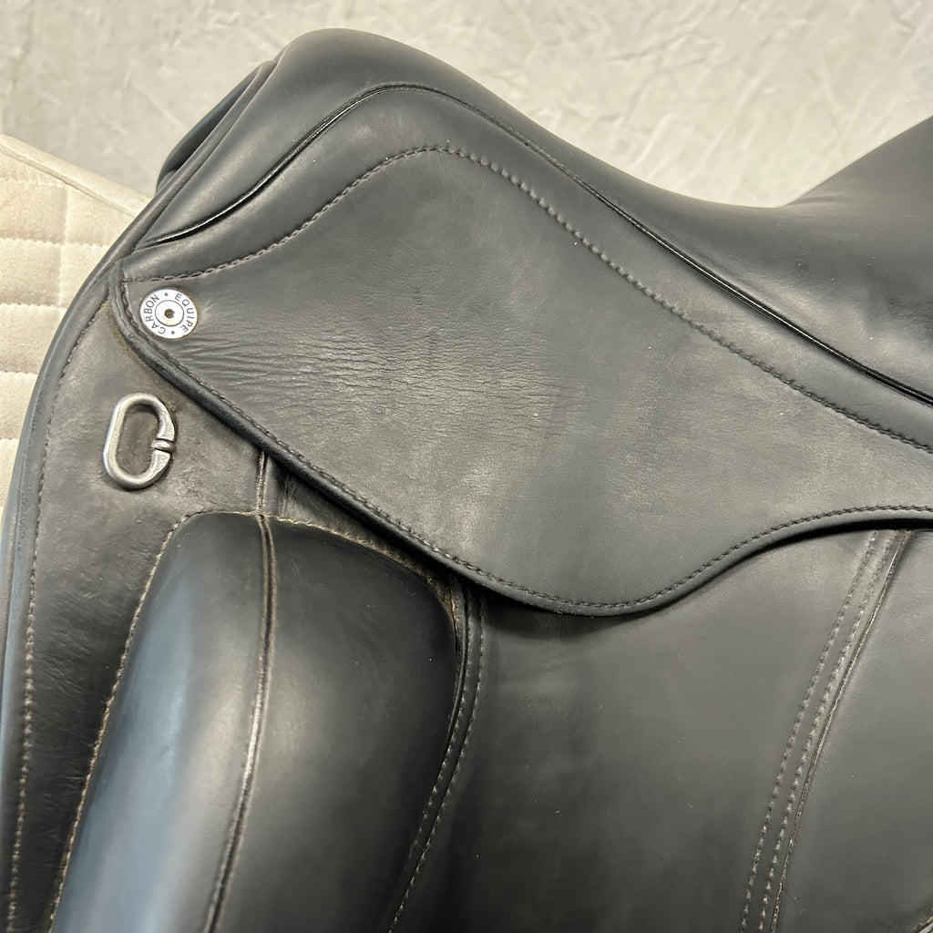 Used Equipe Viktoria 17" Monoflap Dressage Saddle