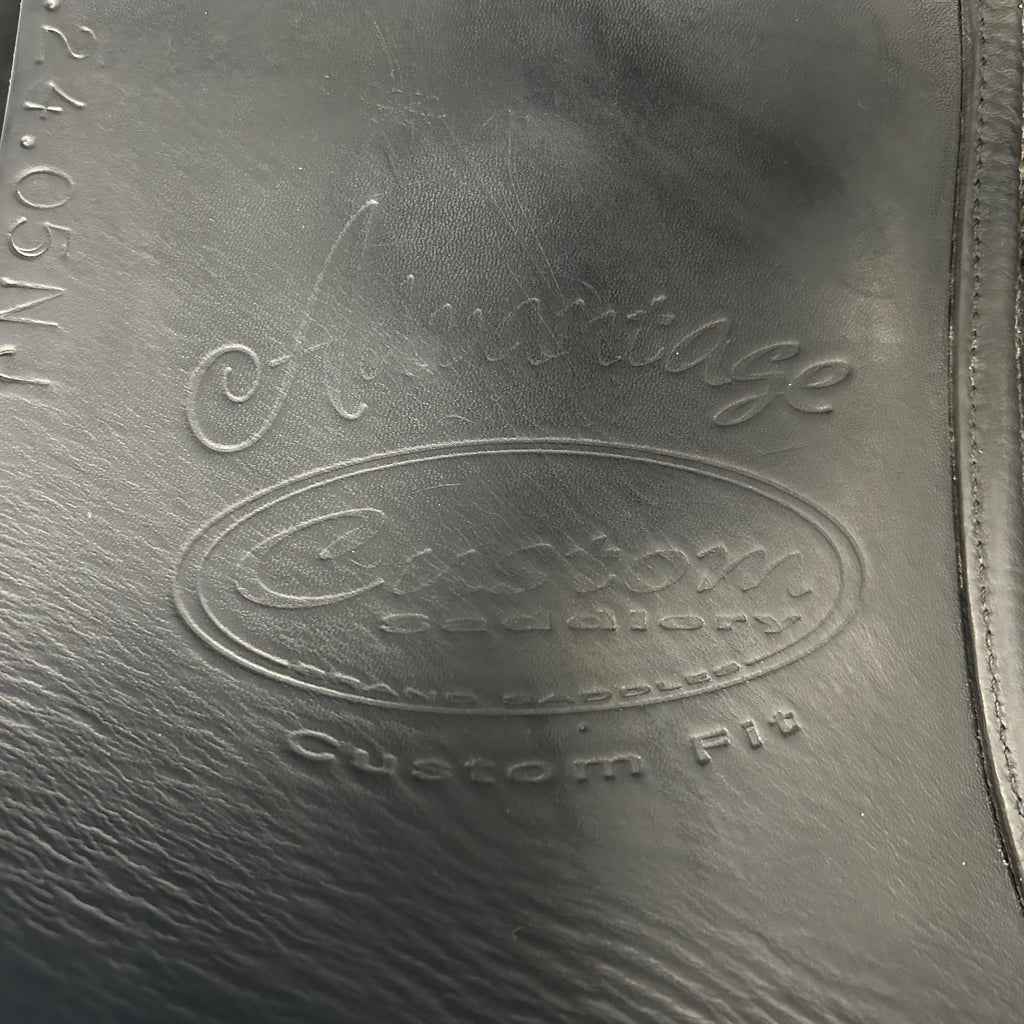 HOLD:  Used Custom Advantage 17" Dressage Saddle