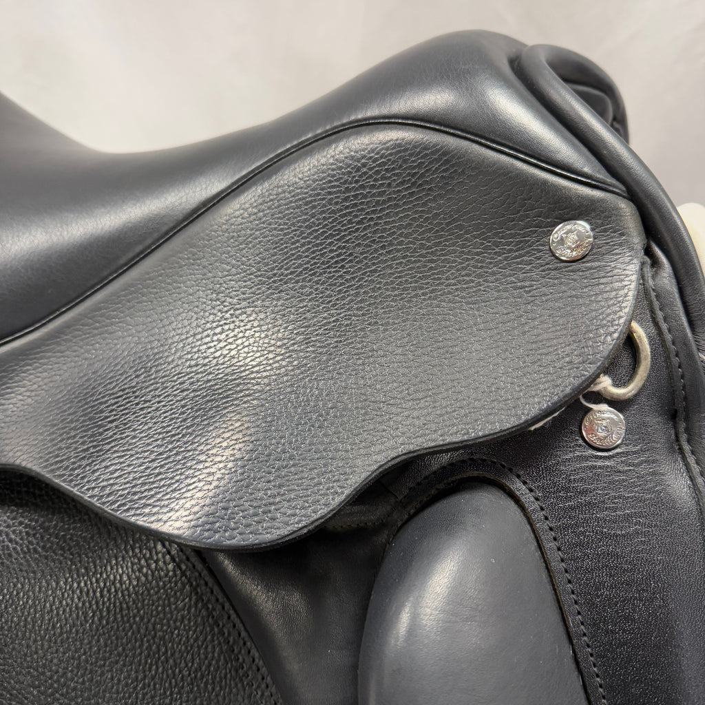 HOLD: Demo Custom Wolfgang Signature Solo MKII  17.5" Dressage Saddle