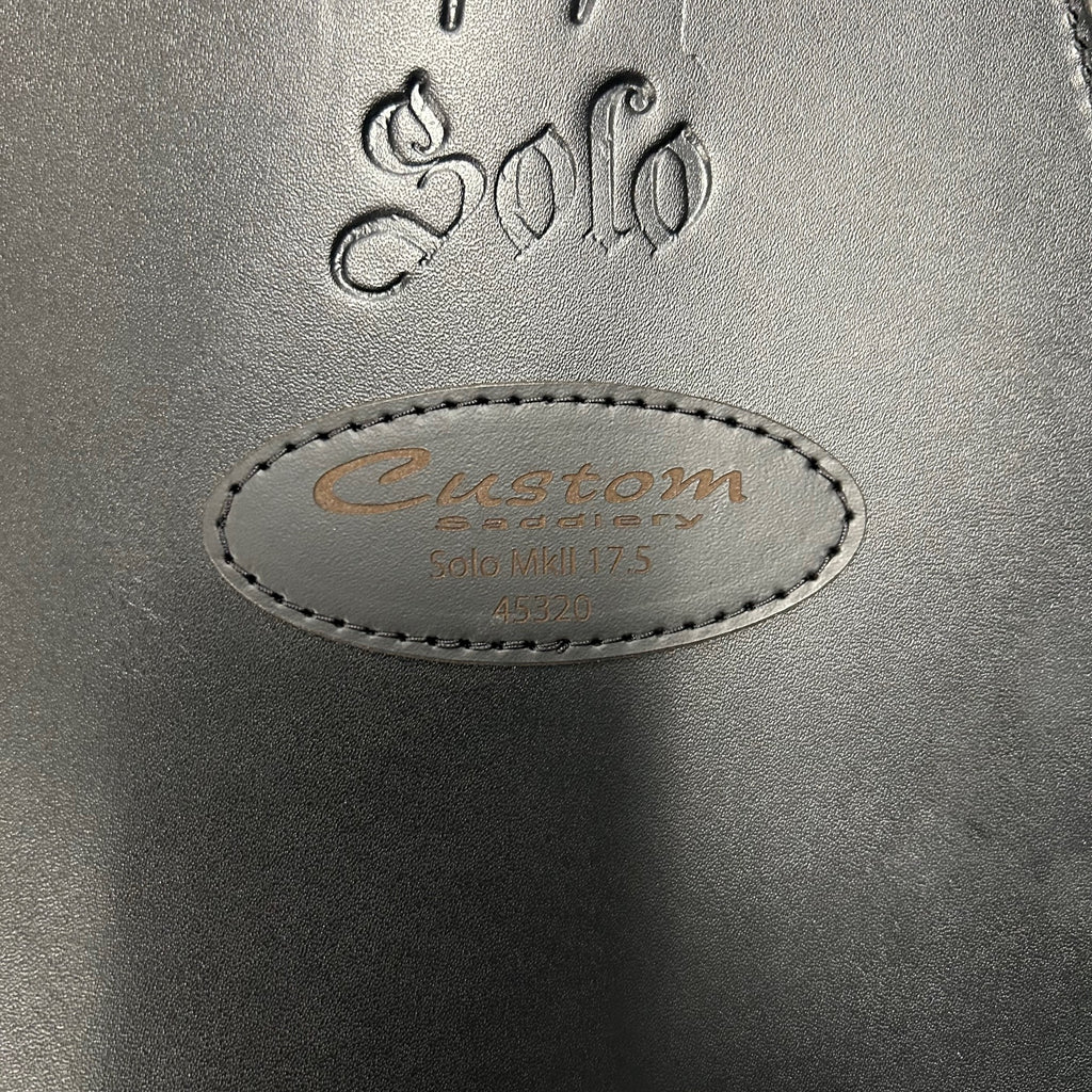Demo Custom Wolfgang Signature Solo MKII 17.5" Dressage Saddle