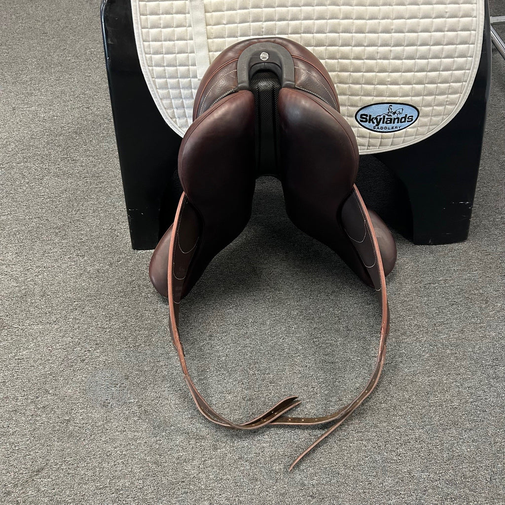 Used Devoucoux Makila Harmonie 18" Monoflap Dressage Saddle