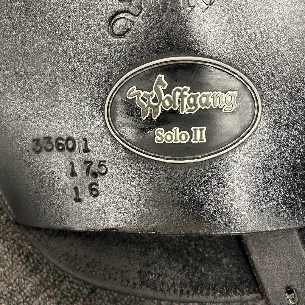 Used Custom Wolfgang Solo MKII 17.5" Dressage Saddle