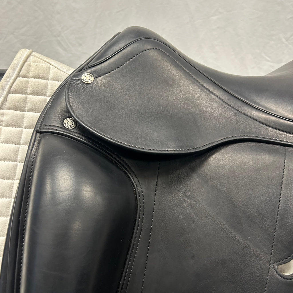 HOLD:  Used Equipe Emporio 17.5" Monoflap Dressage Saddle