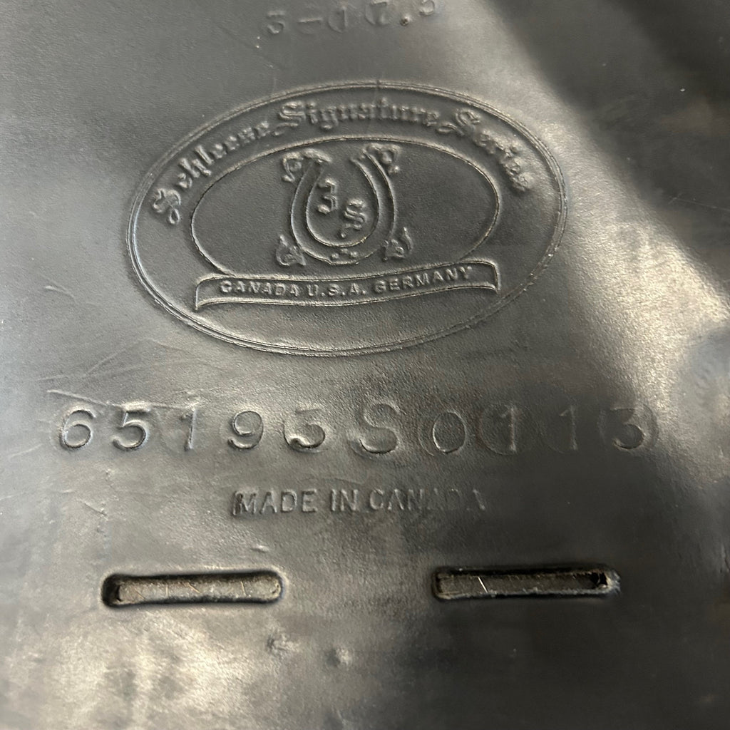 HOLD:  Used Schleese Obrigado 17.5" Dressage Saddle