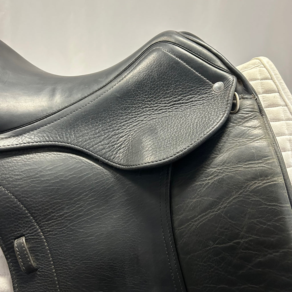 HOLD:  Used Schleese HK 18" Dressage Saddle