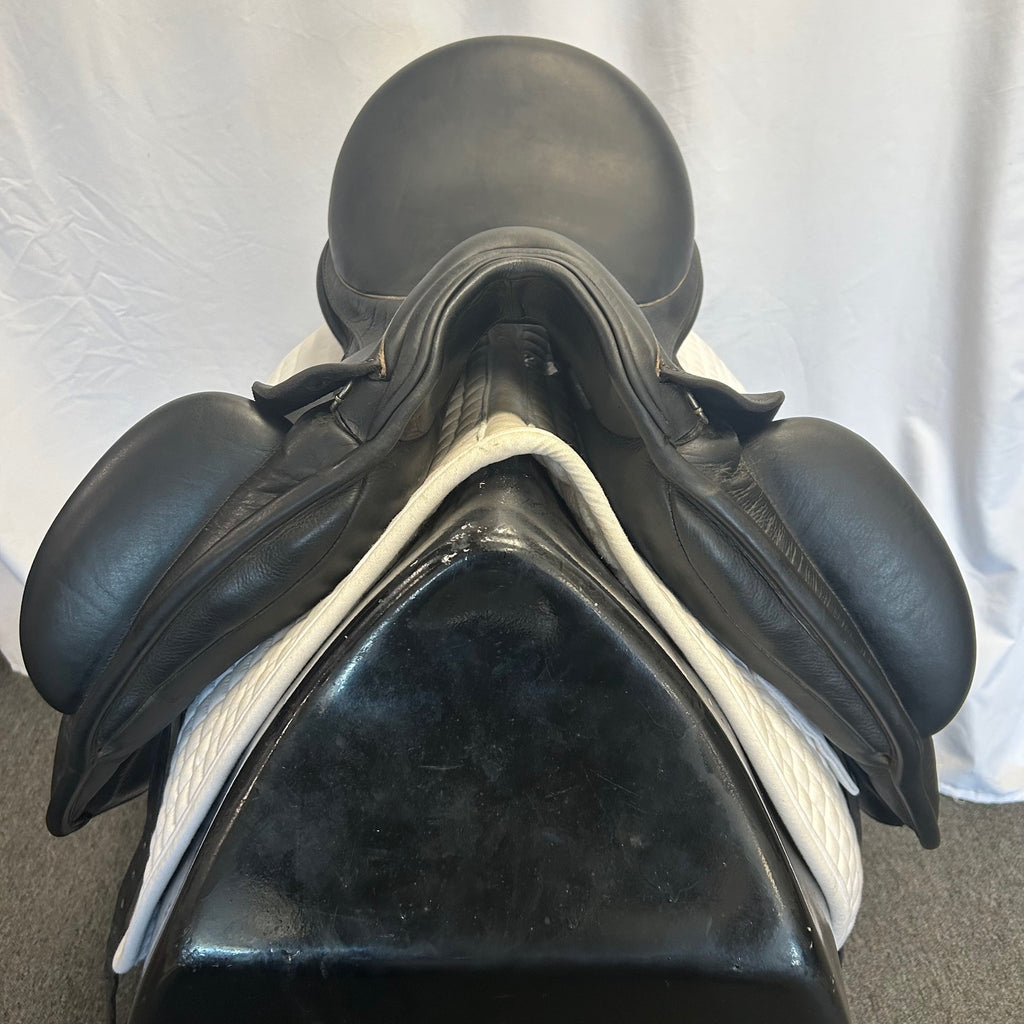 Used Custom Icon Flight 17" Monoflap Dressage Saddle