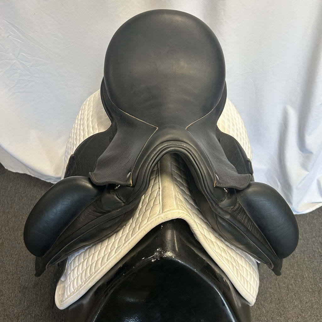 Used Custom Icon Flight 17" Monoflap Dressage Saddle