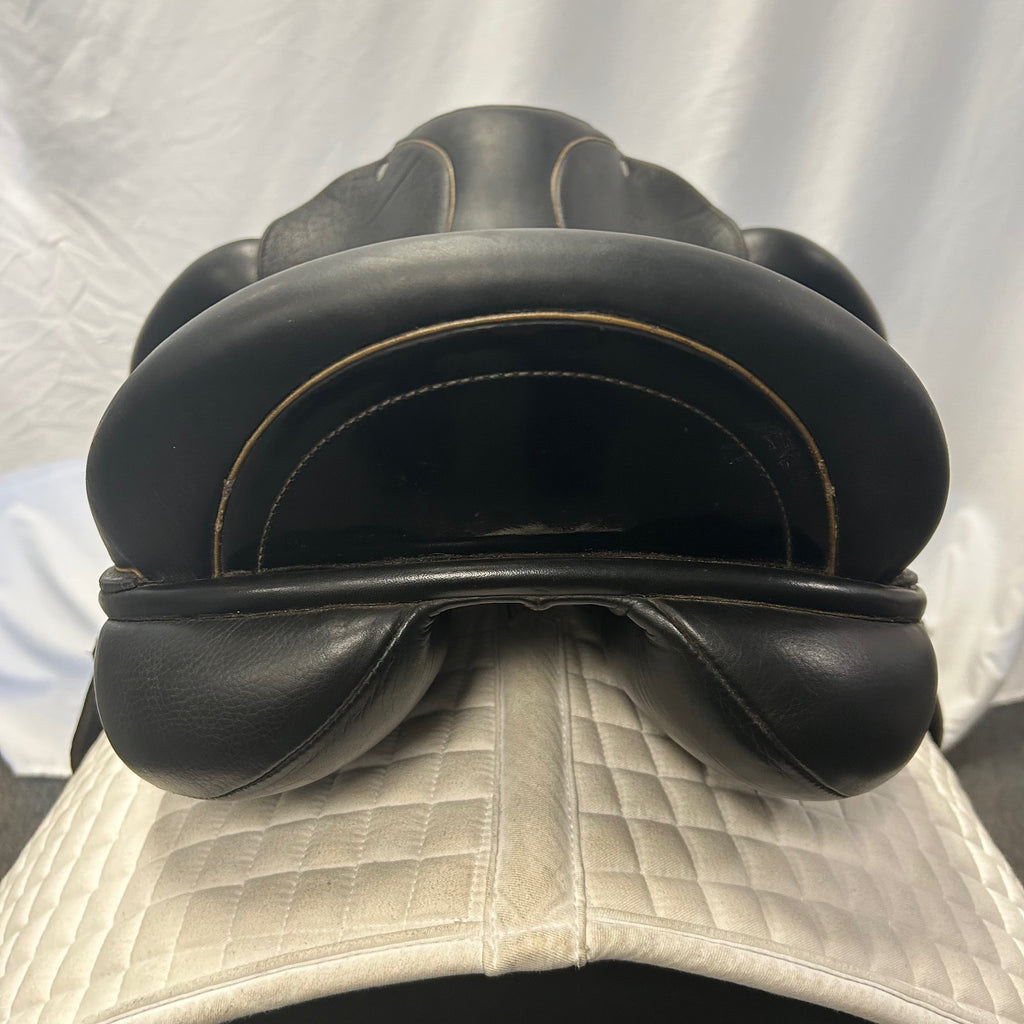 Used Custom Icon Flight 17" Monoflap Dressage Saddle