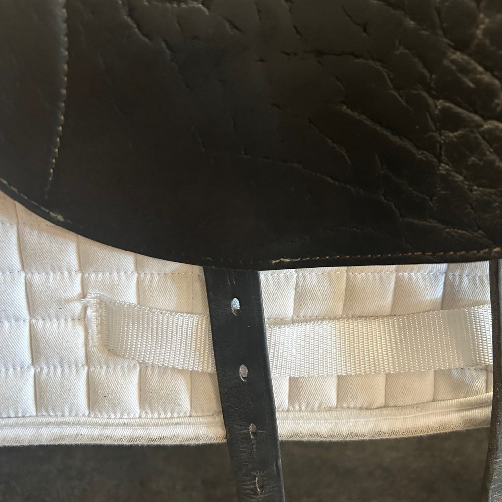 Used Custom Icon Flight 17" Monoflap Dressage Saddle