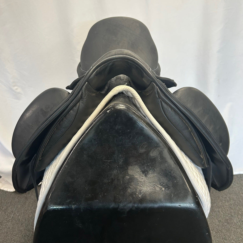 HOLD:  Used Custom Wolfgang Solo MKII 17.5" Dressage Saddle