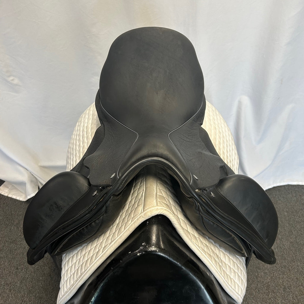 HOLD:  Used Custom Wolfgang Solo MKII 17.5" Dressage Saddle