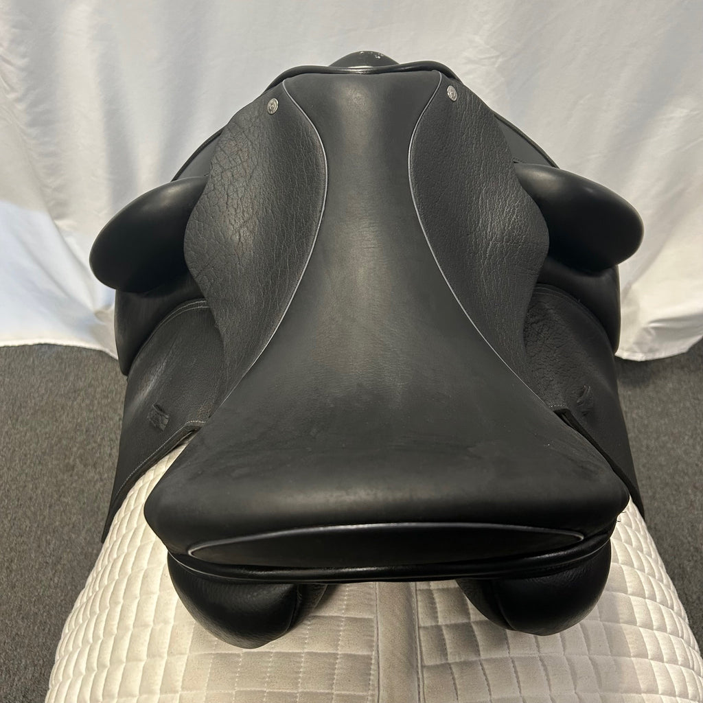 HOLD:  Used Custom Wolfgang Solo MKII 17.5" Dressage Saddle