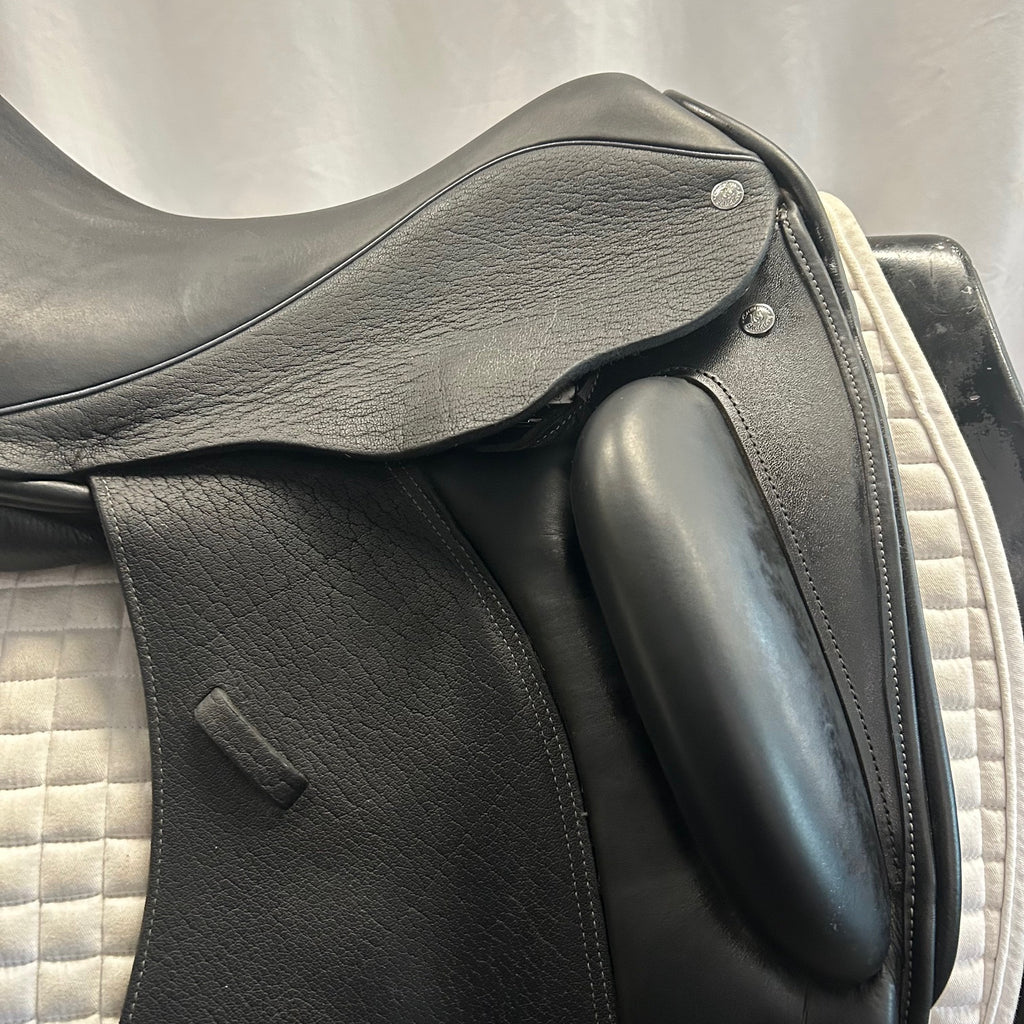 HOLD:  Used Custom Wolfgang Solo MKII 17.5" Dressage Saddle