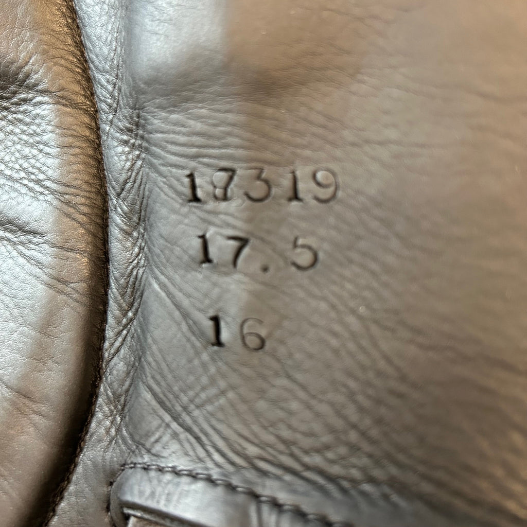 Used Custom Icon Star 17.5" Monoflap Dressage Saddle