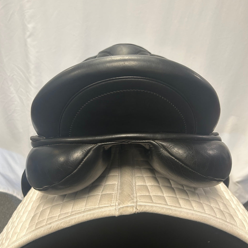 Used Custom Icon Flight 18" Monoflap Dressage Saddle