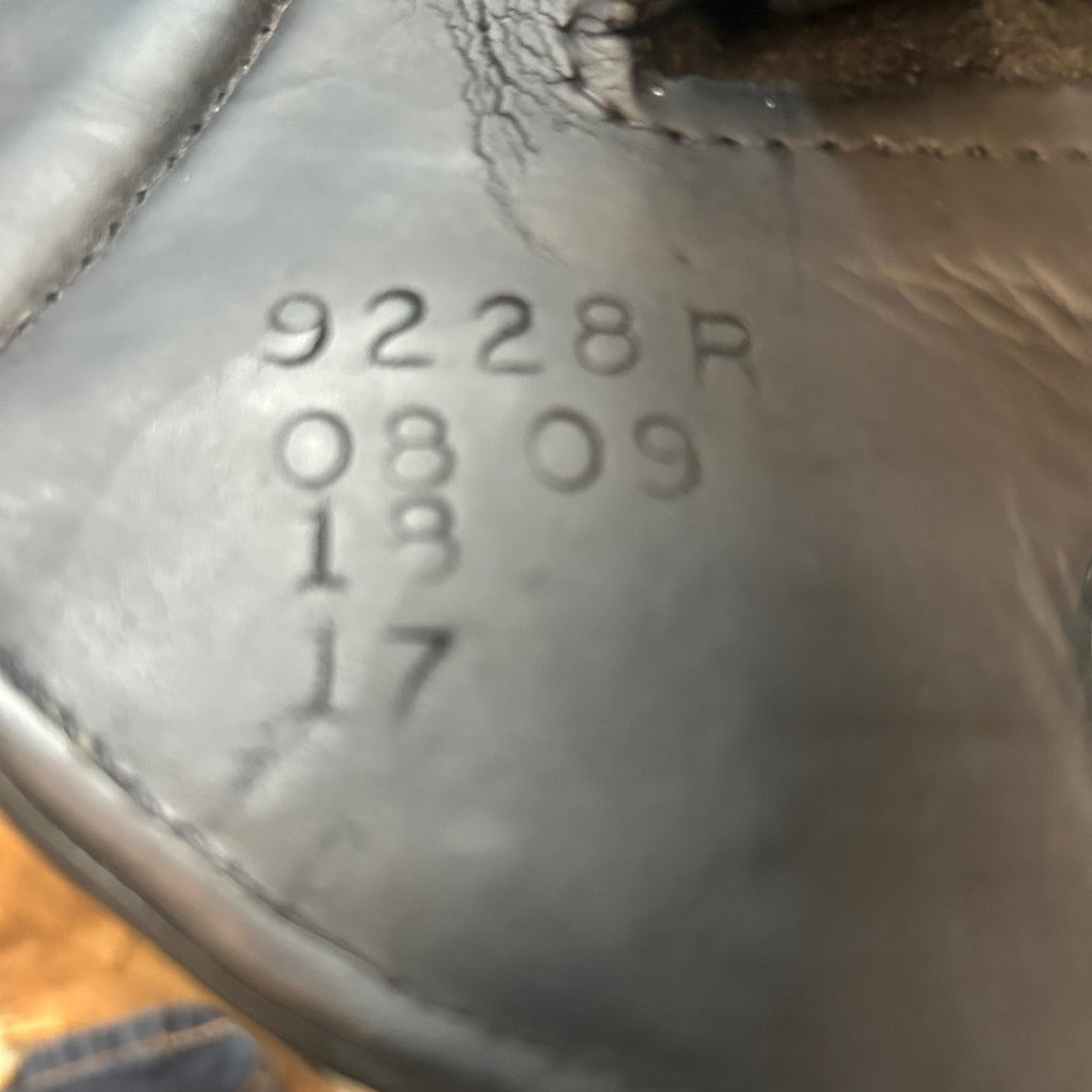 Used Custom Icon Flight 18" Monoflap Dressage Saddle