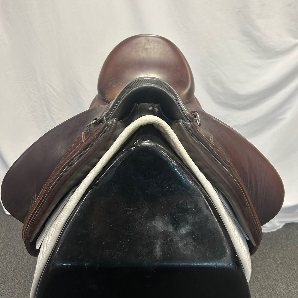 Used Devoucoux Makila Harmonie 17.5" Monoflap Dressage Saddle