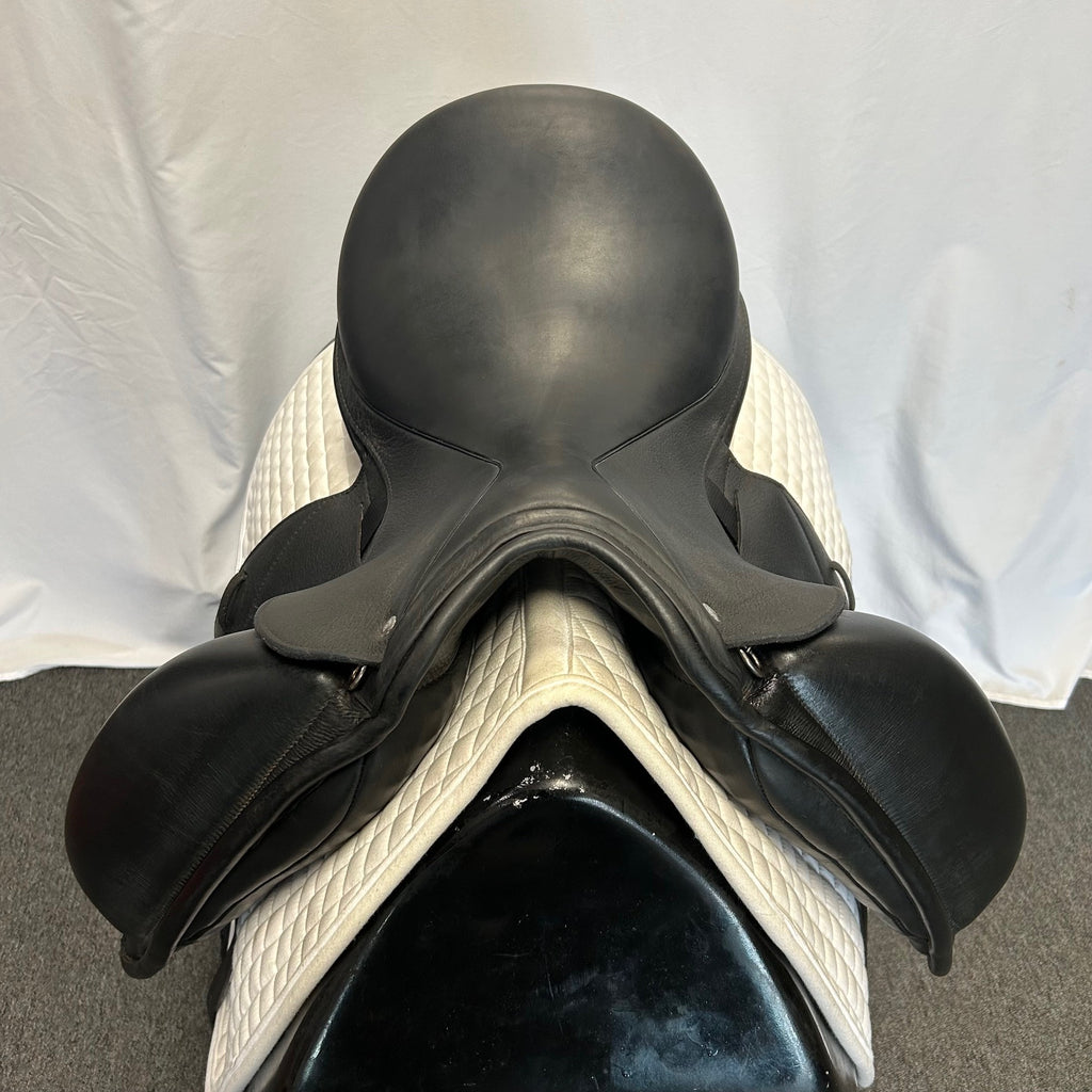Used Custom Icon Flight 17" Monoflap Dressage Saddle