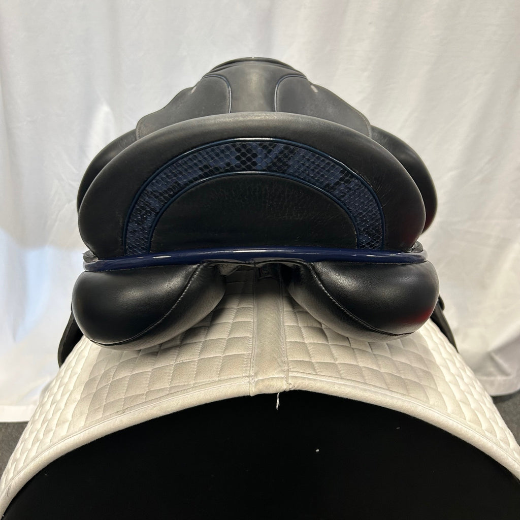 Used Custom Icon Flight 17.5" Monoflap Dressage Saddle