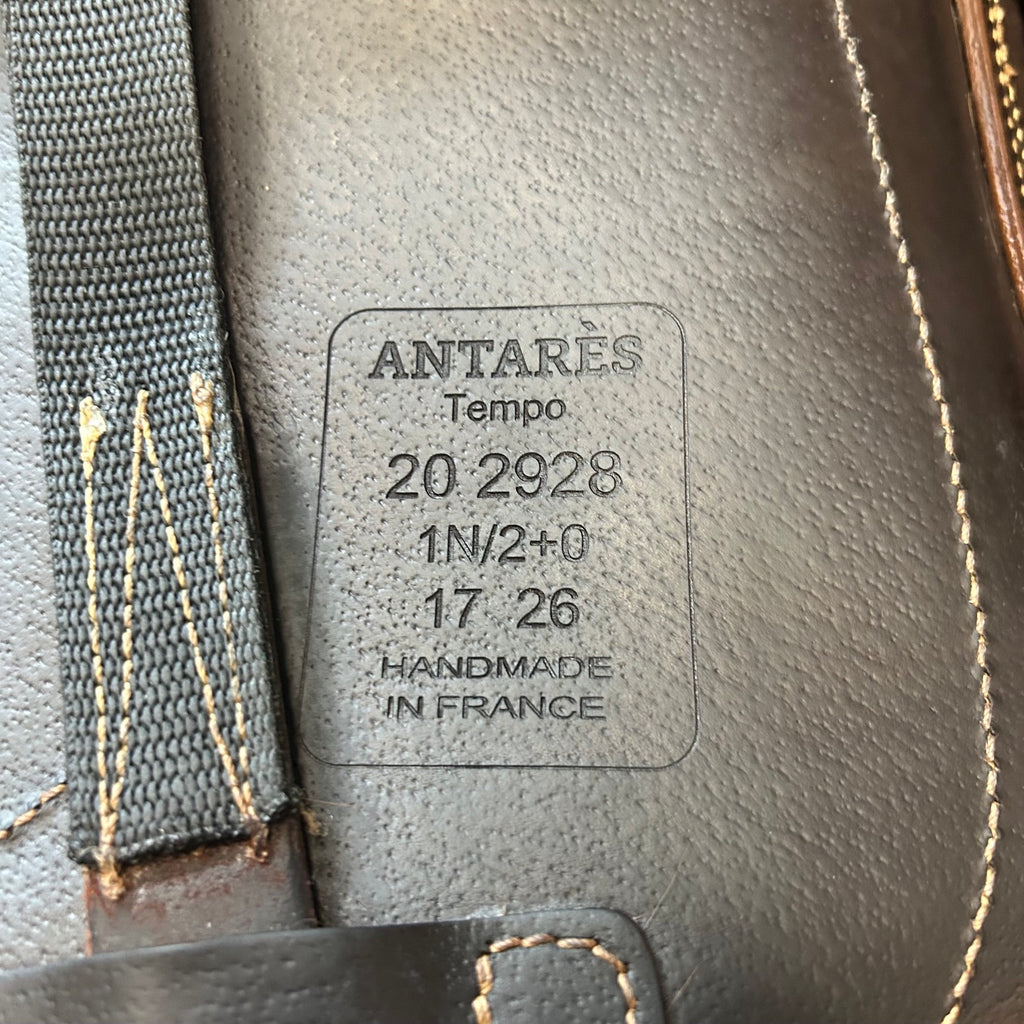 Used Antares Tempo 17" Monoflap Dressage Saddle