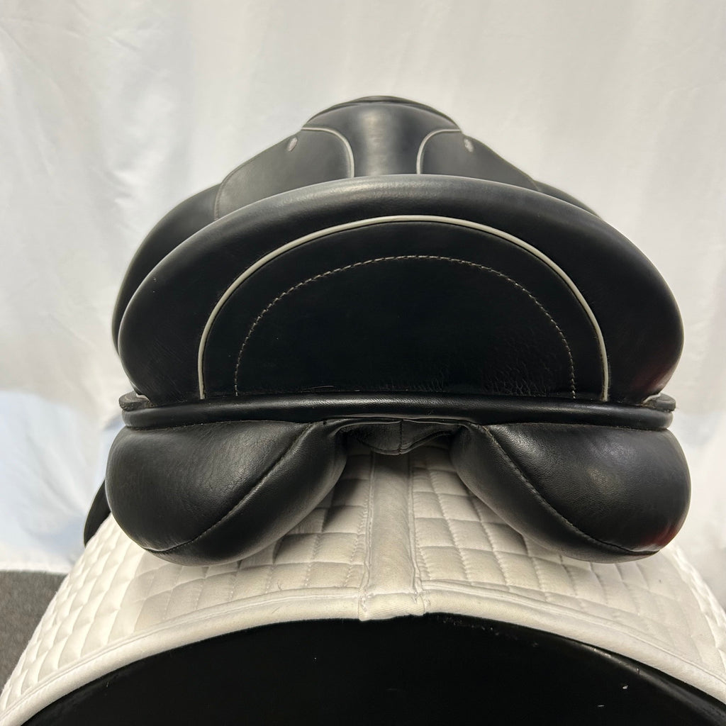 Used Custom Icon Flight 18" Monoflap Dressage Saddle