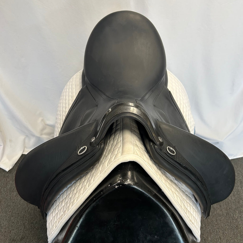 Used Devoucoux Makila Harmonie S 18" Monoflap Dressage Saddle