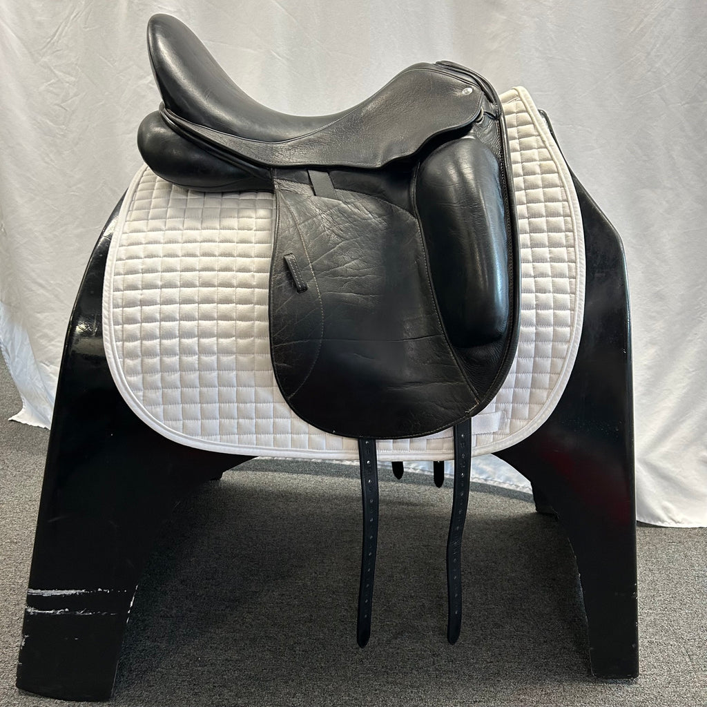 Used Custom Icon Star 18" Monoflap Dressage Saddle