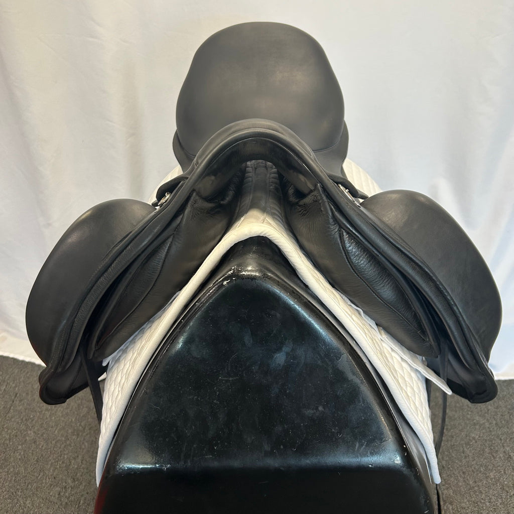 HOLD:  Used Custom Wolfgang Solo MKII 17.5" Dressage Saddle