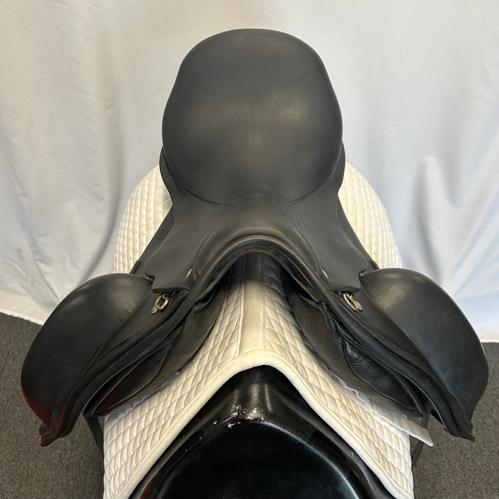 HOLD:  Used Custom Wolfgang Solo MKII 17.5" Dressage Saddle