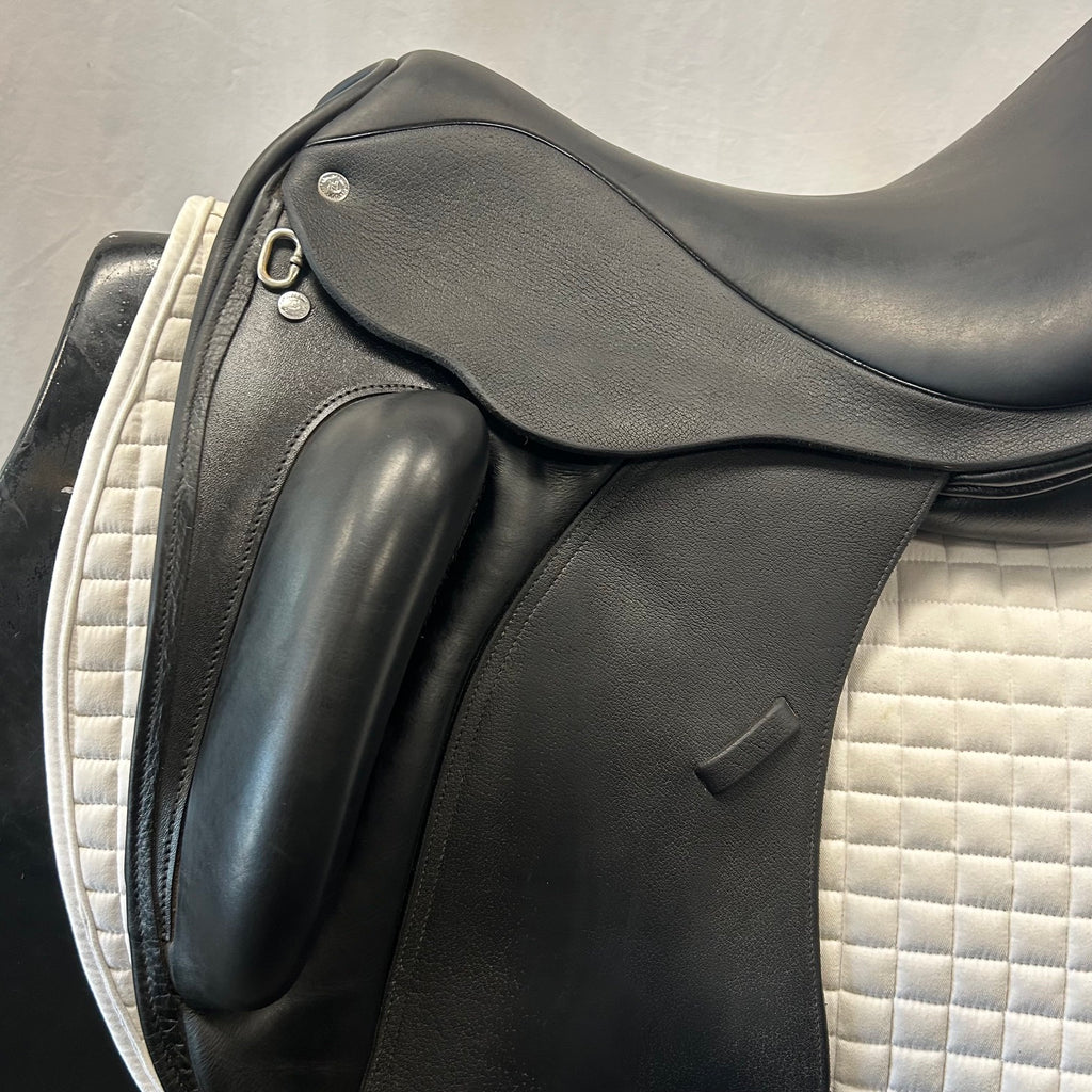 HOLD:  Used Custom Wolfgang Solo MKII 17.5" Dressage Saddle