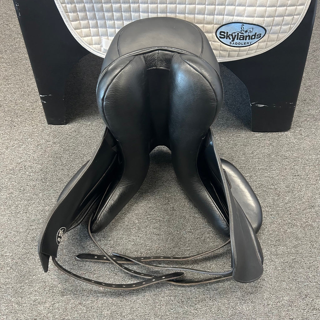 HOLD:  Used Custom Wolfgang Solo MKII 17.5" Dressage Saddle