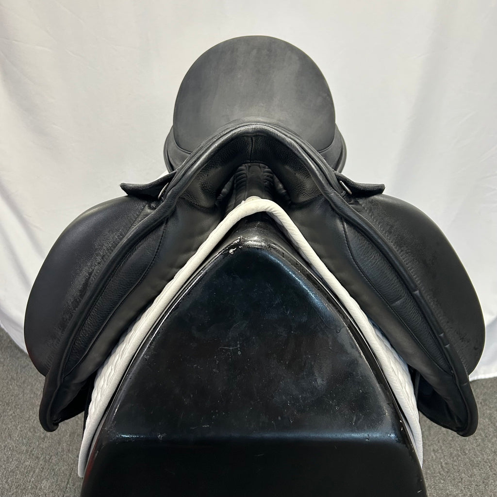Used Custom Icon Flight 18" Monoflap Dressage Saddle