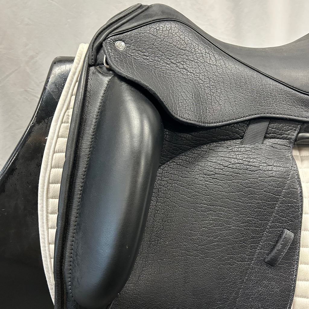 Used Custom Icon Flight 18" Monoflap Dressage Saddle