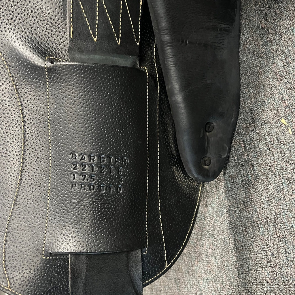 Used Dominique Barbier Deluxe Bison 17.5" Dressage Saddle