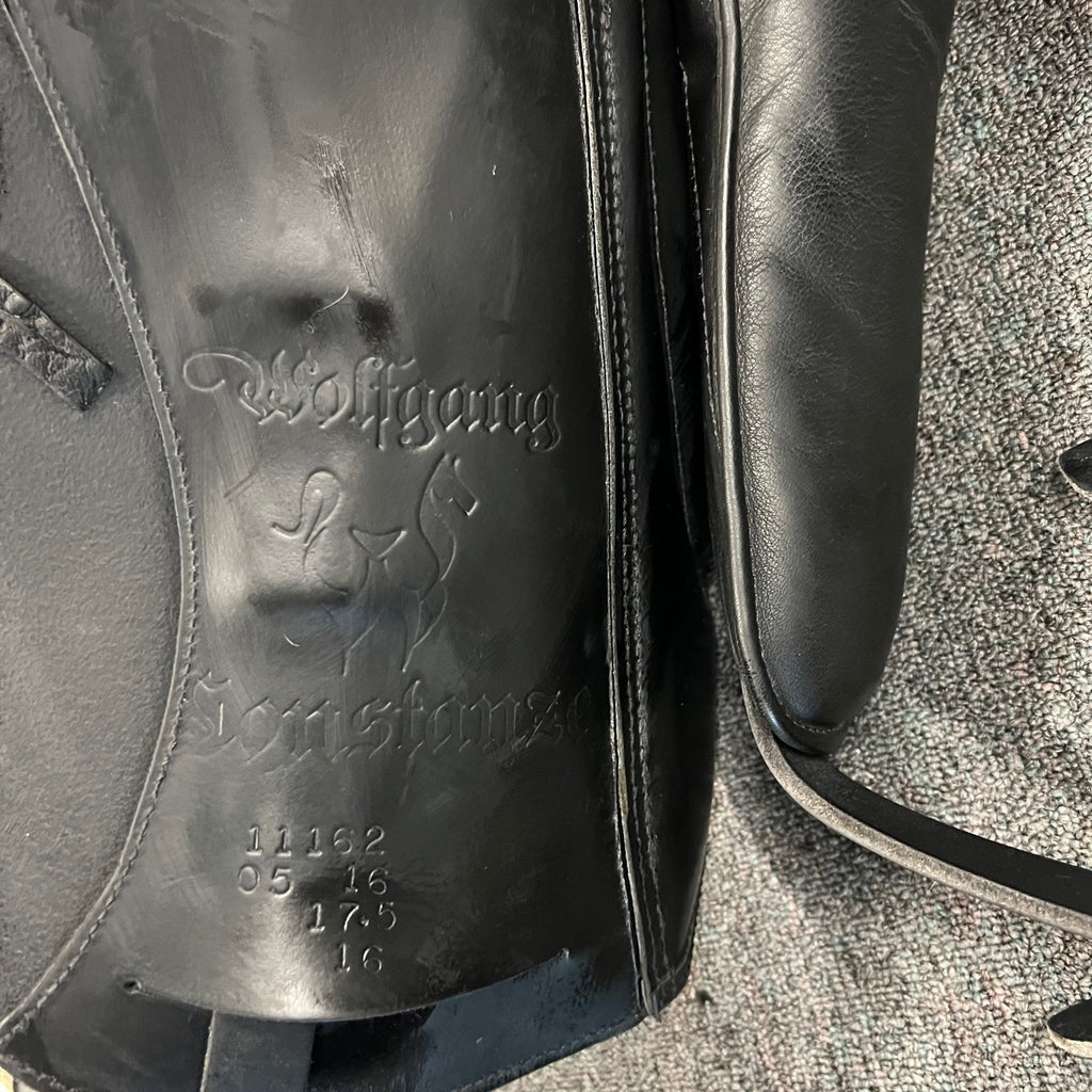 Used Custom Wolfgang 17.5" Constanze Dressage Saddle