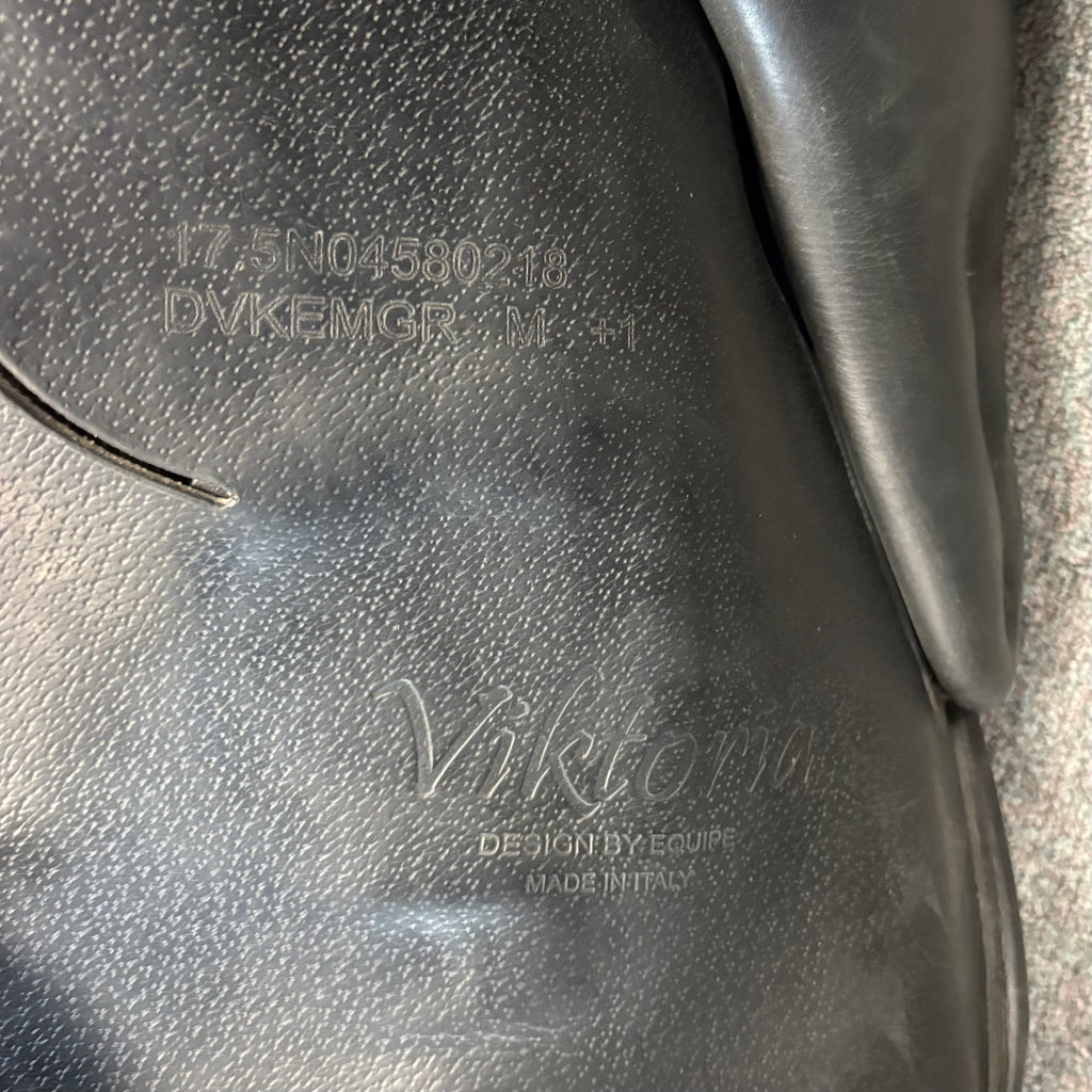 Used Equipe Viktoria 17.5" Monoflap Dressage Saddle