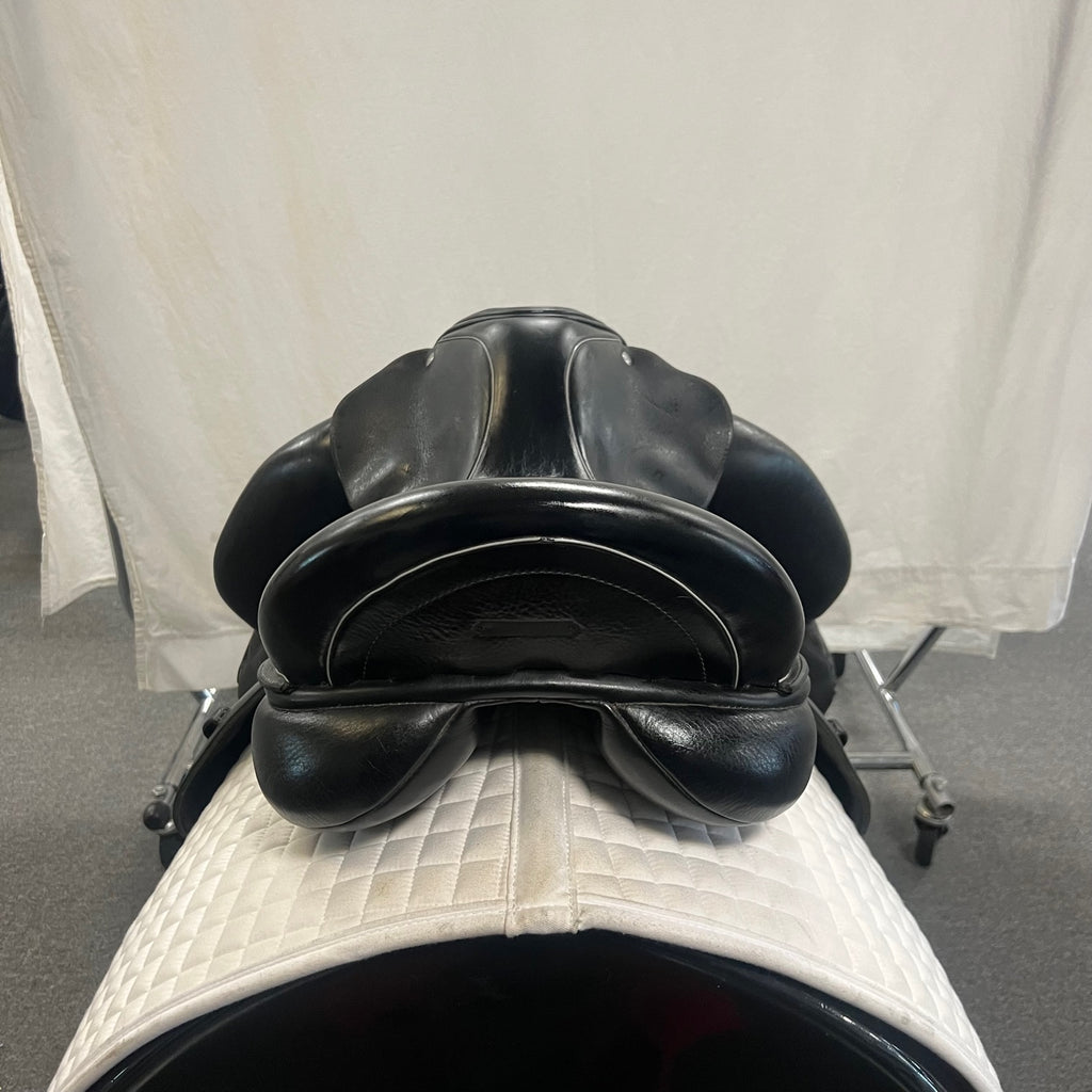 Used Custom Icon Flight 17.5" Monoflap Dressage Saddle