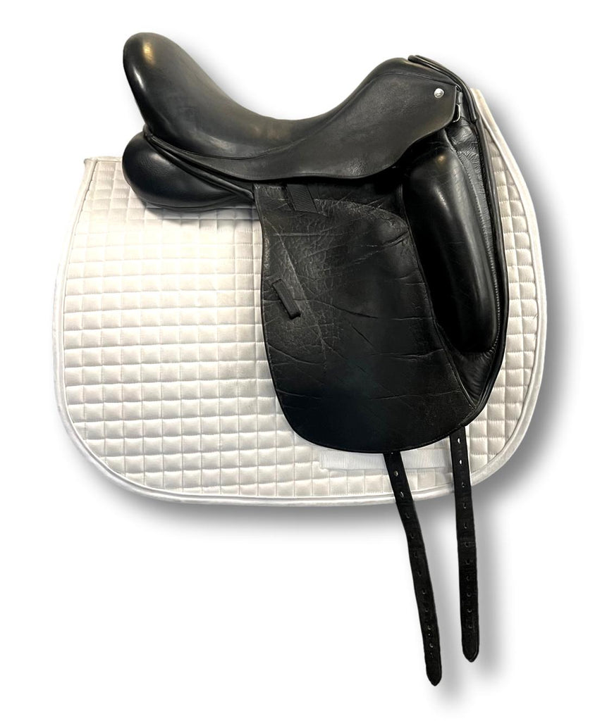 Used Custom Icon Star 17.5" Monoflap Dressage Saddle