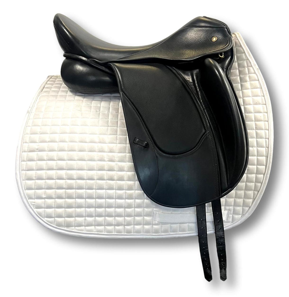 HOLD: Used Fichtbauer 18" Monoflap Dressage Saddle