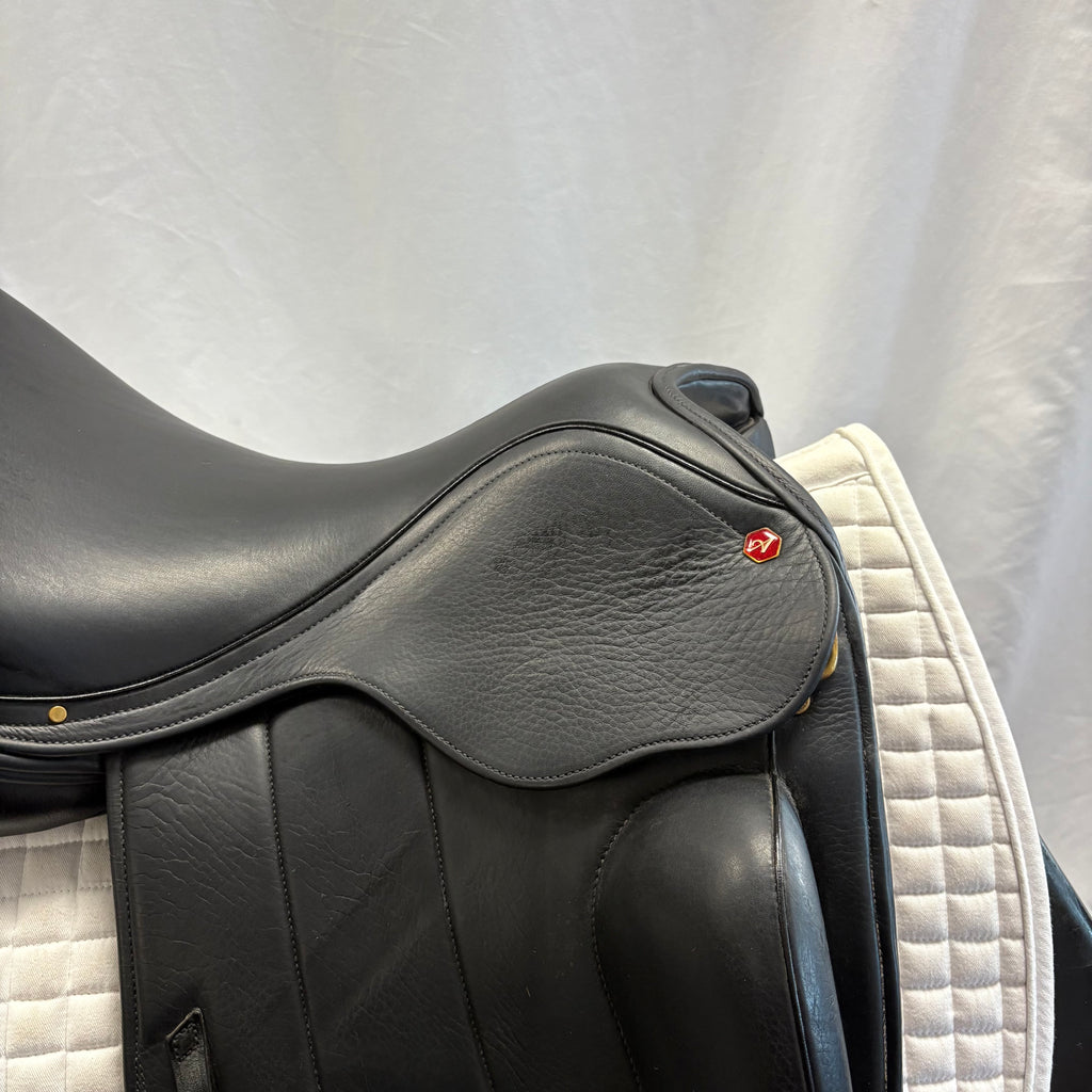 HOLD:  Used Albion Fabrento 17.5" Dressage Saddle