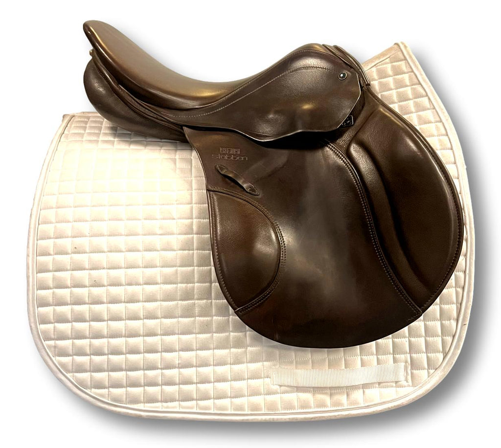 HOLD: Used Stubben Roxane 17" Jump Saddle