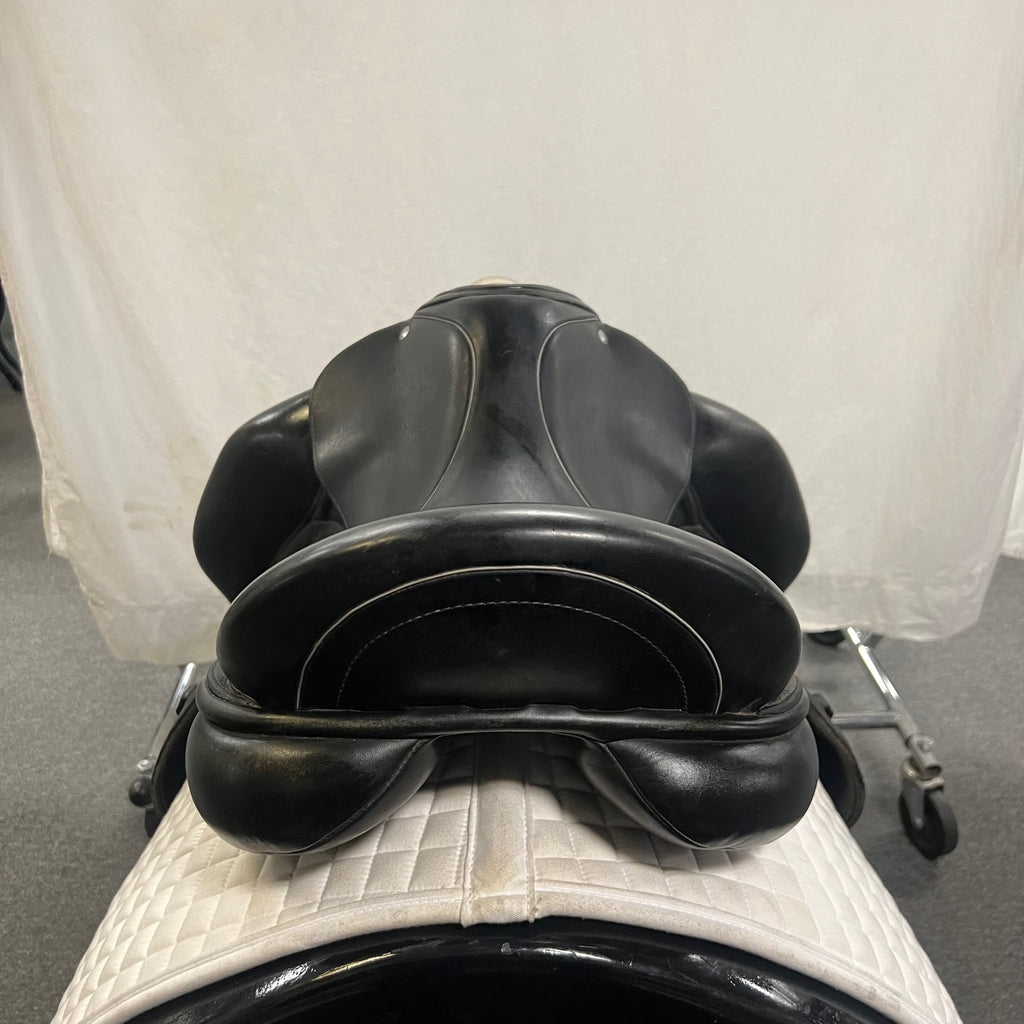 Used Custom Icon Flight 18" Monoflap Dressage Saddle