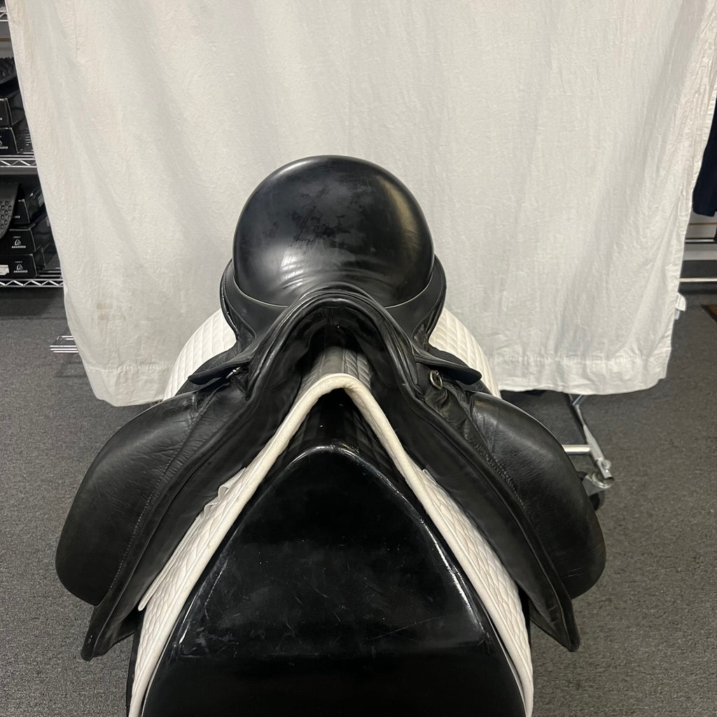 Used Custom Icon Flight 18" Monoflap Dressage Saddle