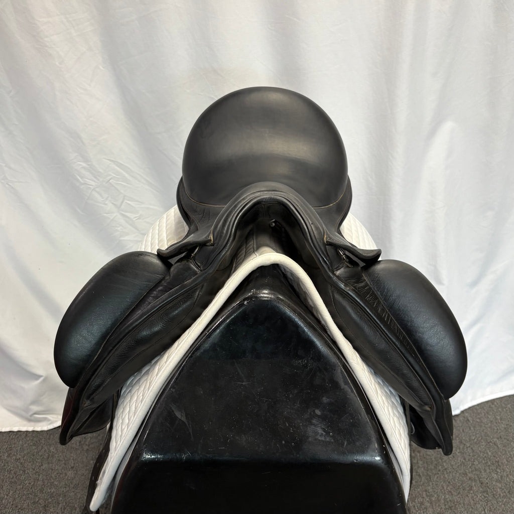 Used Custom Icon Flight 17" Monoflap Dressage Saddle