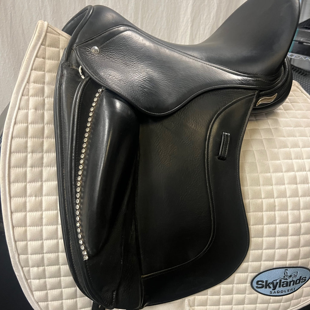HOLD: Used Schleese ProLight 17" Monoflap Dressage Saddle