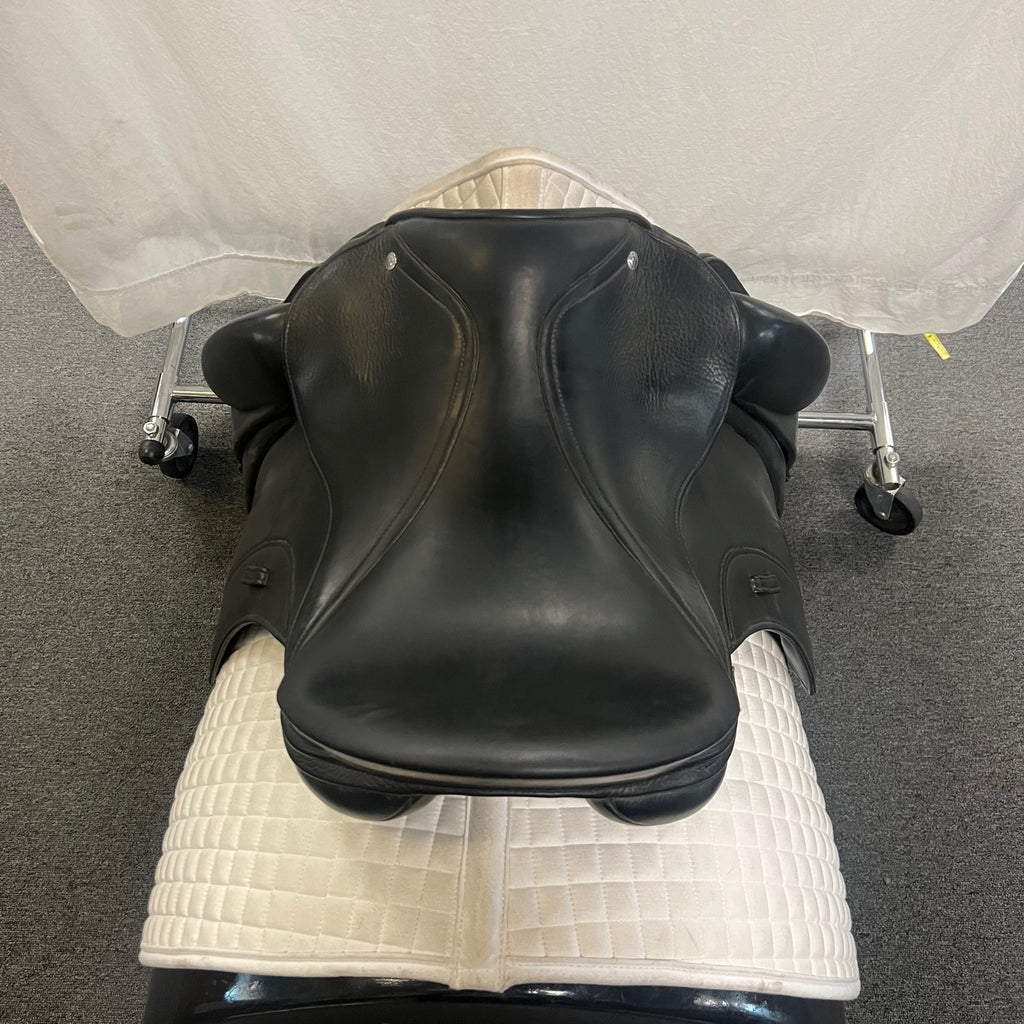 HOLD: Used Schleese ProLight 17" Monoflap Dressage Saddle