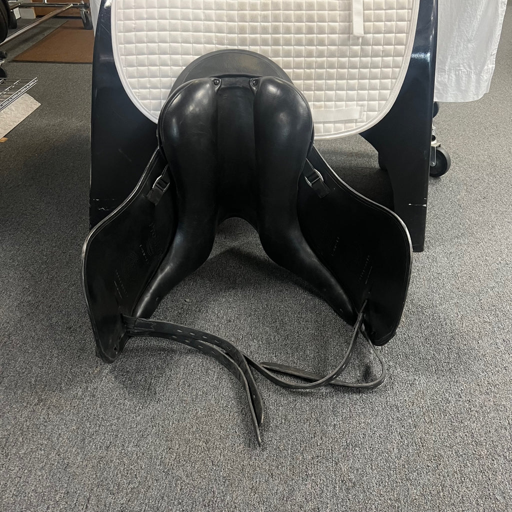 HOLD: Used Schleese ProLight 17" Monoflap Dressage Saddle